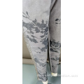 Ladie's cold dyed canvas print pant